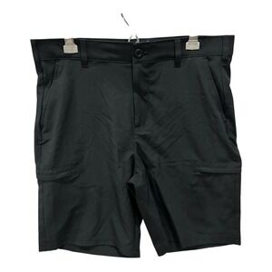Birdie Bound Shorts Mens Size 34 Black Chino Golf Preppy Casual Dad Sports